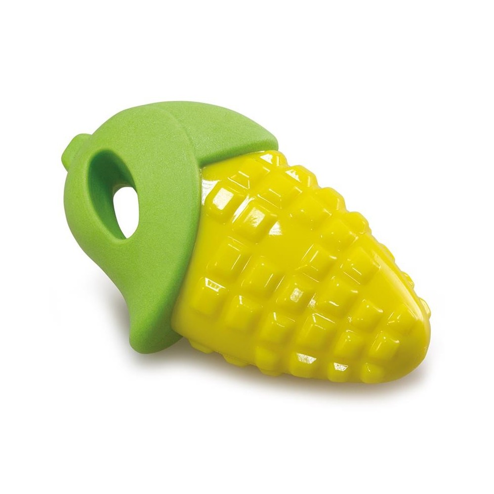 [W] Arquivet Kolba kukurydzy z piszczałką  zabawka dla psów - 14 cm