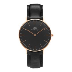 ZEGAREK DAMSKI DANIEL WELLINGTON Classic Black Sheffield Lady Rose Gold DW00100139 (zw508a)