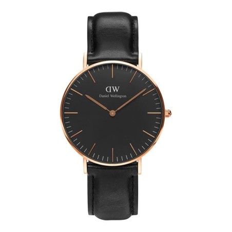 ZEGAREK DAMSKI DANIEL WELLINGTON Classic Black Sheffield Lady Rose Gold DW00100139 (zw508a)