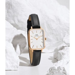 ZEGAREK DAMSKI DANIEL WELLINGTON DW00100434 - Quadro Pressed Sheffield Gold 32mm + BOX