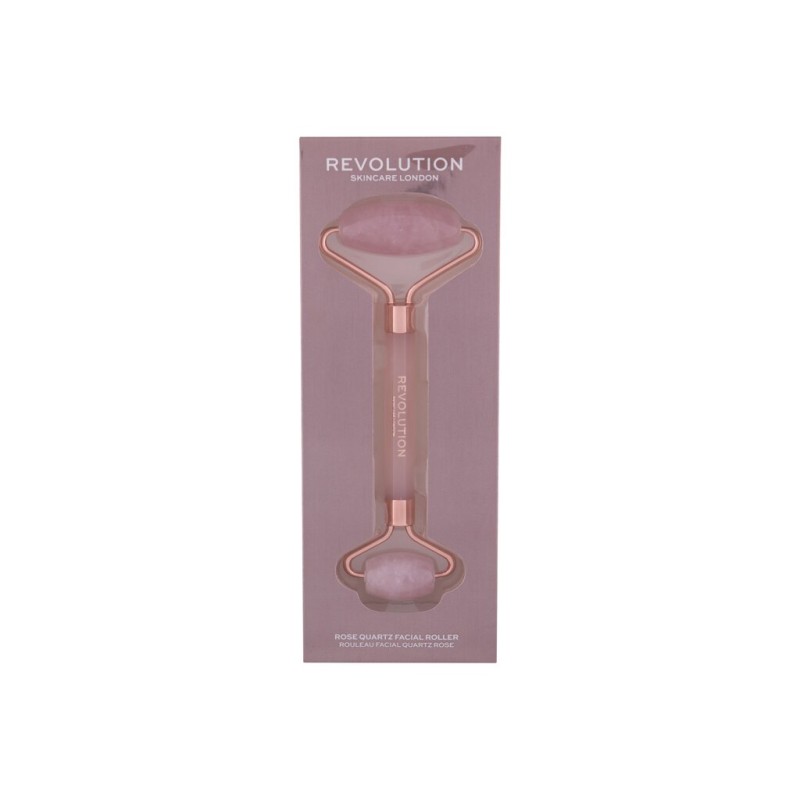 Revolution Skincare Roller Rose Quartz Facial Roller  Rolka i kamień do masażu 1 szt (W) (P2)