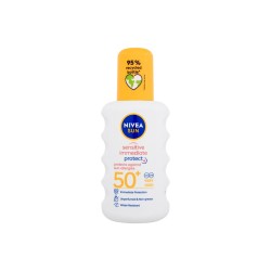 Nivea Sun Sensitive Immediate Protect+ Sun-Allergy SPF50+ Preparat do opalania ciała Alergiczna cera 200 ml (U) (P2)