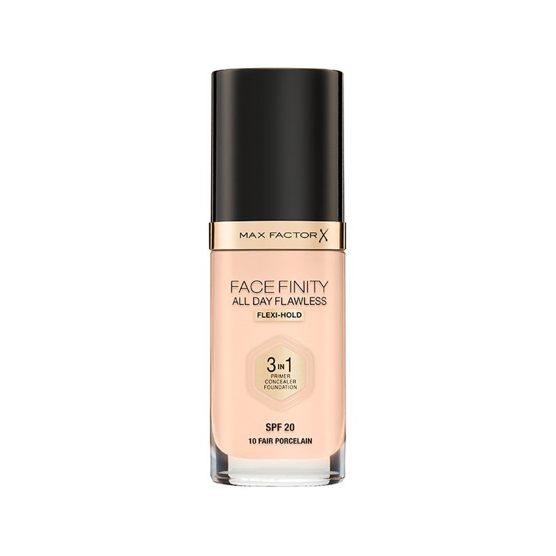 Max Factor 10 Fair Porcelain All Day Flawless Facefinity SPF20 Podkład 30ml (W) (P2)