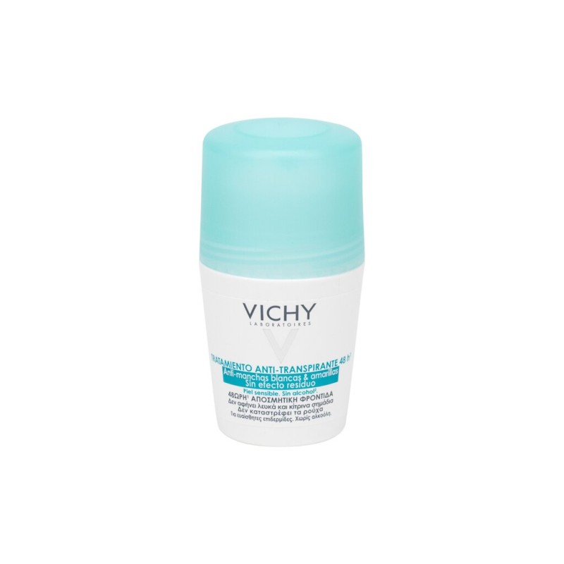 Vichy Antiperspirant No White Marks  Yellow Stains Antyperspirant Dezodorant w kulce 50 ml (U) (P2)