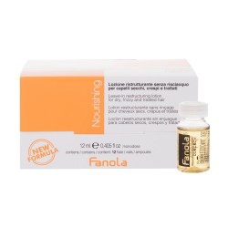 Fanola Nourishing Leave-In Lotion  Serum do włosów Włosy łamliwe 12 ml (W) (P2)