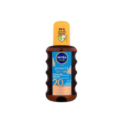 Nivea Sun Protect  Bronze Oil Spray SPF20 Preparat do opalania ciała Olejek 200 ml (U) (P2)