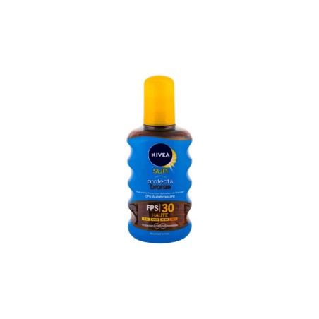 Nivea Sun Protect  Bronze Oil Spray SPF30 Preparat do opalania ciała Olejek 200 ml (U) (P2)