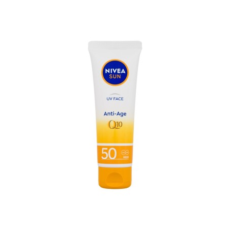 Nivea Sun UV Face Q10 Anti-Age SPF50 Preparat do opalania twarzy Krem 50 ml (W) (P2)