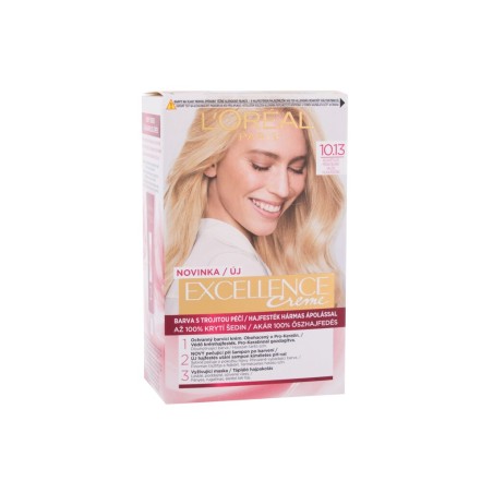 L'Oréal Paris  10,13 Natural Light Baby Blonde Excellence Creme Triple Protection  Farba do włosów Włosy blond 48 ml (W) (P2)