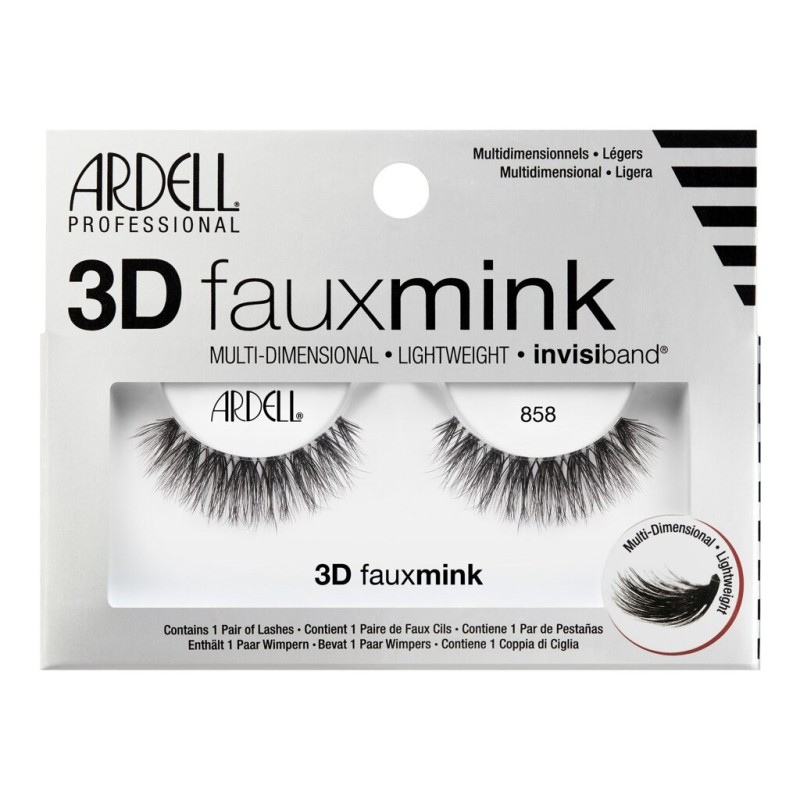 Ardell  Black 3D Faux Mink 858  Sztuczne rzęsy 1 szt (W) (P2)