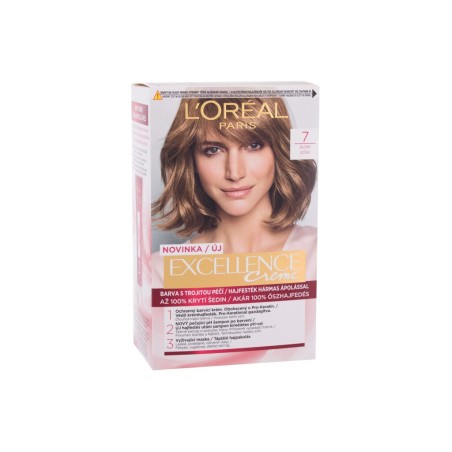 L'Oréal Paris  7 Natural Blonde Excellence Creme Triple Protection  Farba do włosów Wszystkie typy włosów 48 ml (W) (P2)