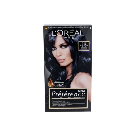 L'Oréal Paris  P12 Blue Black Pearl Préférence Farba do włosów 60 ml (W) (P2)