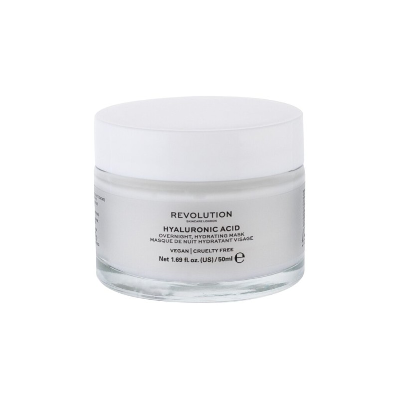 Revolution Skincare Hyaluronic Acid Overnight Hydrating Mask  Maseczka do twarzy kremowa 50 ml (W) (P2)