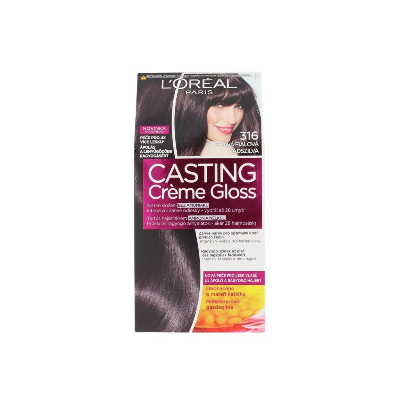 L'Oréal Paris  316 Plum Casting Creme Gloss Farba do włosów 48 ml (W) (P2)