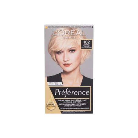 L'Oréal Paris  102 Iridescent Pearl Blonde Préférence Farba do włosów 60 ml (W) (P2)