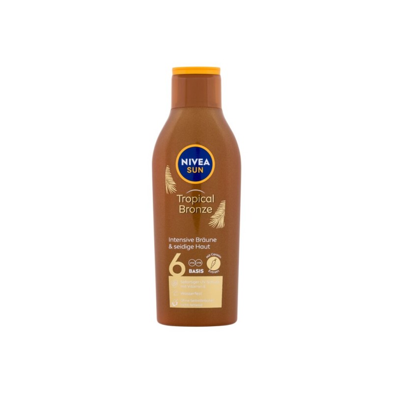 Nivea Sun Tropical Bronze Milk SPF6 Preparat do opalania ciała Mleczko 200 ml (U) (P2)