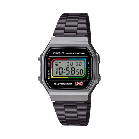 CASIO VINTAGE Mod. ICONIC - UNO™ Mattel COLLABORATION Limited Edition A168WEUC-1AER