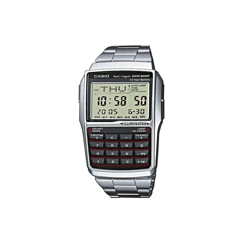 CASIO VINTAGE Mod. DATABANK CALCULATOR - SILVER DBC-32D-1ADF