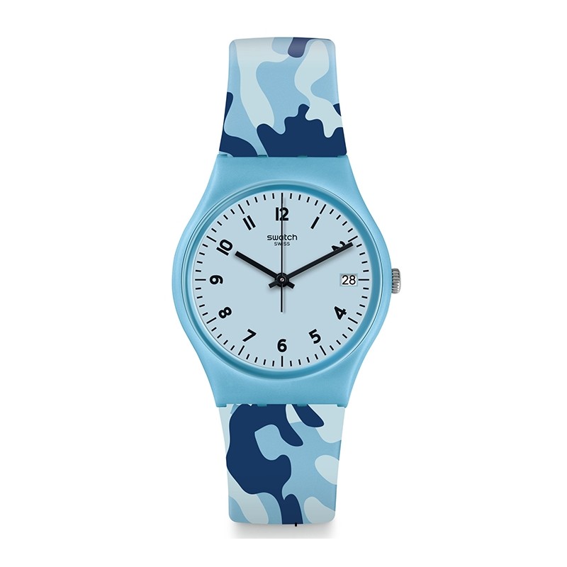 SWATCH Mod. CAMOUBLUE GS402
