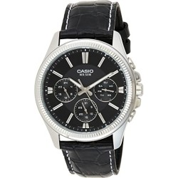 CASIO Mod. DAY DATE MULTIFUNCTION, LEATHER - BLACK MTP-1375L-1AVDF