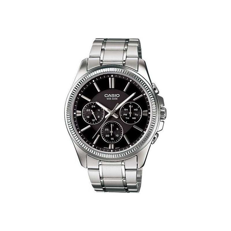 CASIO COLLECTION Mod. MULTIFUNCTION CALENDAR - BLACK MTP-1375D-1AVDF