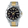 CASIO SPORT COLLECTION Mod. DIVER 50M TWO TONES - BLACK MTP-VD01SG-1BVUDF