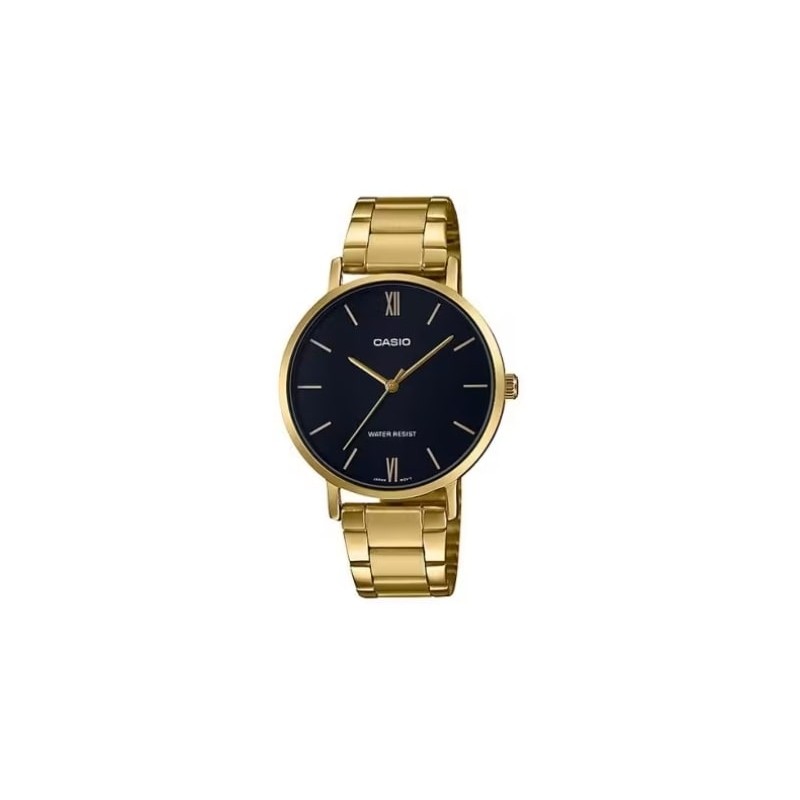 CASIO COLLECTION Mod. MINIMAL GOLD - BLACK LTP-VT01G-1BUDF