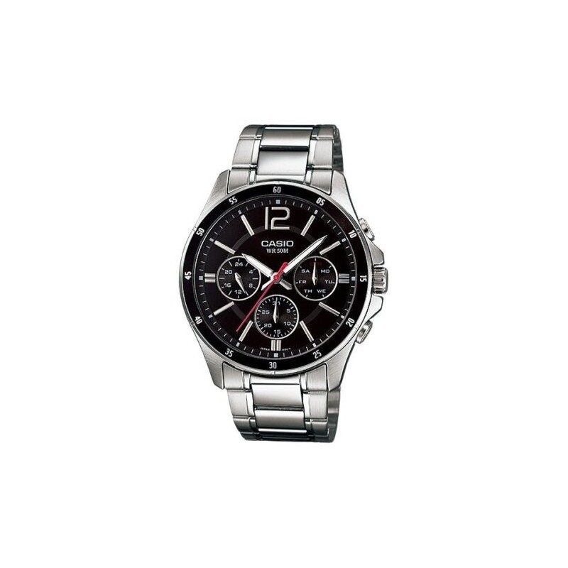 CASIO COLLECTION Mod. MULTIFUNCTION CALENDAR - BLACK MTP-1374D-1AVDF