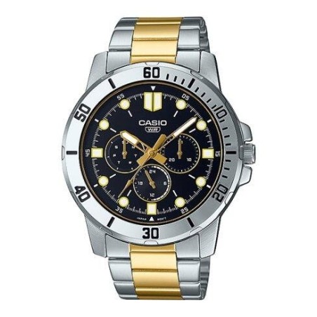 CASIO COLLECTION Mod. DIVER MULTIFUCTION STEEL&GOLD - BLACK MTP-VD300SG-1EUDF