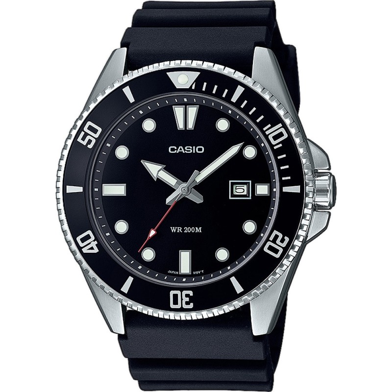 CASIO SPORT Mod. DIVER DATE 200M - BLACK MDV-107-1A1VEF