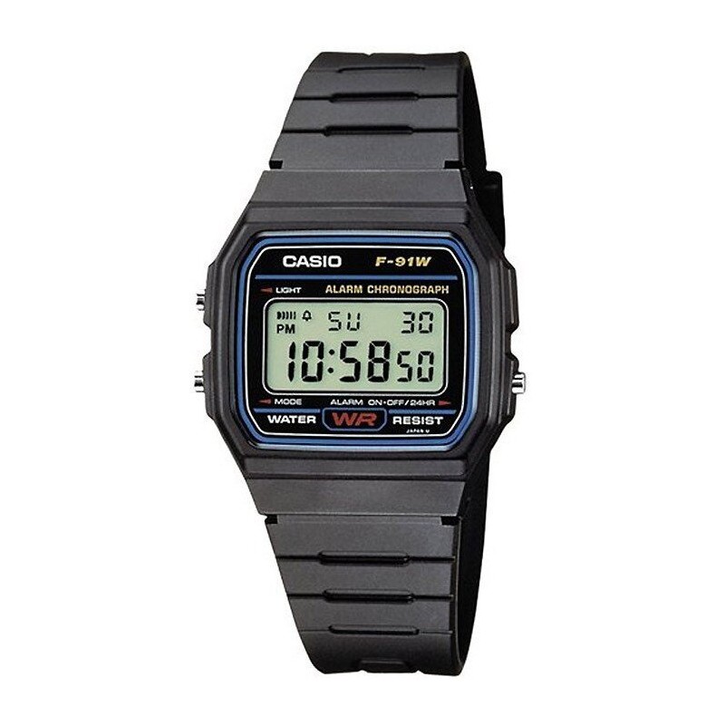 ZEGAREK MĘSKI CASIO F-91W-1YER (zd086a) - KLASYKA + BOX
