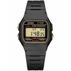 ZEGAREK MĘSKI CASIO F-91WG-9QDF + BOX