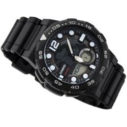 ZEGAREK MĘSKI CASIO AEQ-100W 1AV (zd070a) - WORLD TIME + BOX