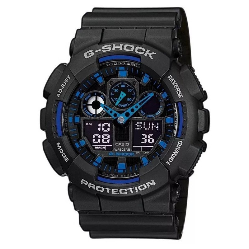 ZEGAREK MĘSKI CASIO G-SHOCK GA-100-1A2ER (zd135b) + BOX