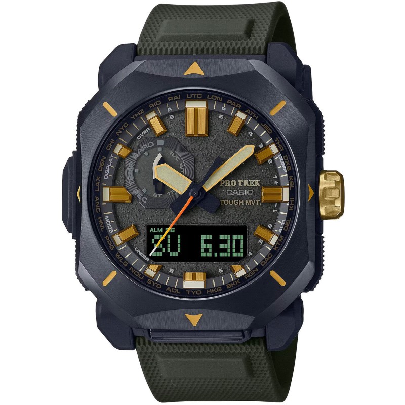 ZEGAREK MĘSKI CASIO PROTREK Octagon PRW-6900Y-3ER + BOX ZEGAREK MĘSKI CASIO PROTREK Octagon PRW-6900Y-3ER + BOX