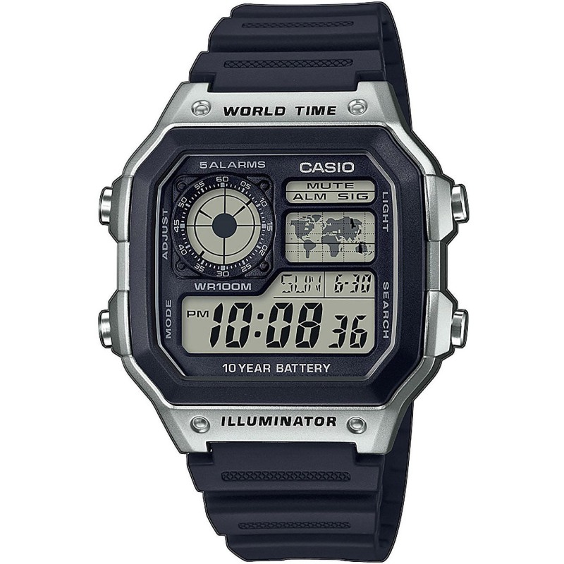 ZEGAREK MĘSKI CASIO WR100 AE-1200WH-1CVEF + BOX