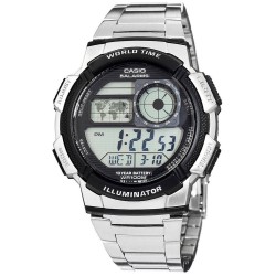 ZEGAREK MĘSKI CASIO AE-1000WD 1A (zd073h) - WORLD TIME + BOX