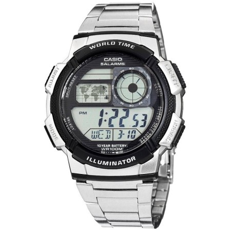 ZEGAREK MĘSKI CASIO AE-1000WD 1A (zd073h) - WORLD TIME + BOX