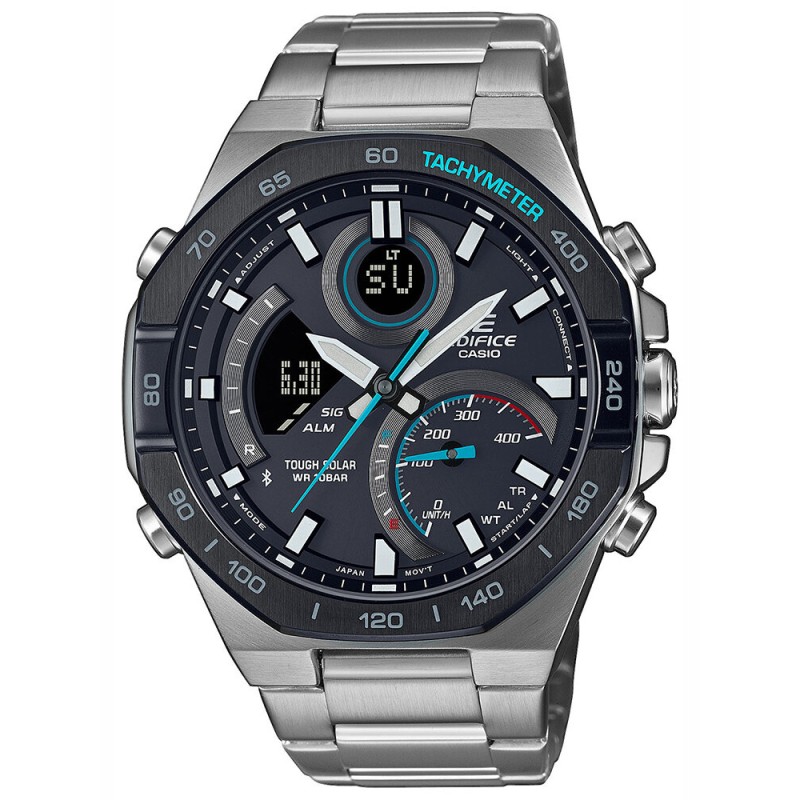 Zegarek Męski Casio Edifice RACING MULTICOLOR ECB-950DB-1AEF + BOX Zegarek Męski Casio Edifice RACING MULTICOLOR ECB-950DB-1AEF + BOX