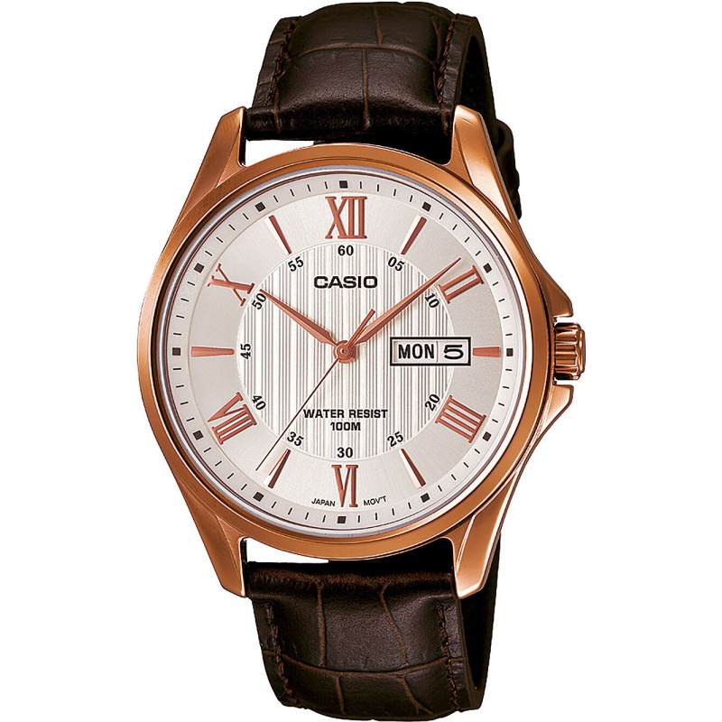ZEGAREK MĘSKI CASIO MTP-1384L-7A + BOX ZEGAREK MĘSKI CASIO MTP-1384L-7A + BOX