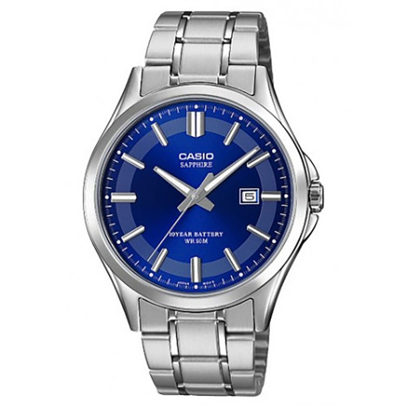 Zegarek Męski Casio MTS-100D-2A + BOX (zd236c) SZAFIR Zegarek Męski Casio MTS-100D-2A + BOX (zd236c) SZAFIR