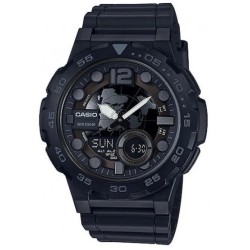 ZEGAREK MĘSKI CASIO AEQ-100W 1BV (zd070b) - WORLD TIME + BOX
