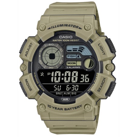 ZEGAREK MĘSKI CASIO Digital Moonphase WS-1500H-5B + BOX