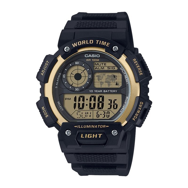 Zegarek Męski Casio AE-1400WH-9AVEF (zd110b) Zegarek Męski Casio AE-1400WH-9AVEF (zd110b)
