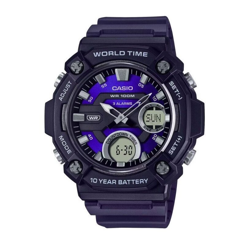 Zegarek Męski Casio AEQ-120W-2AVDF + BOX Zegarek Męski Casio AEQ-120W-2AVDF + BOX