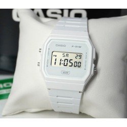 ZEGAREK MĘSKI CASIO F-91WB-7A + BOX