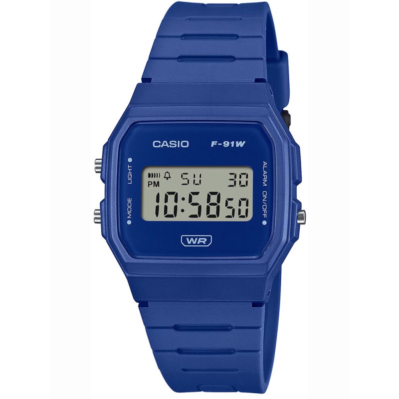 ZEGAREK MĘSKI CASIO F-91WB-2A1DF + BOX ZEGAREK MĘSKI CASIO F-91WB-2A1DF + BOX