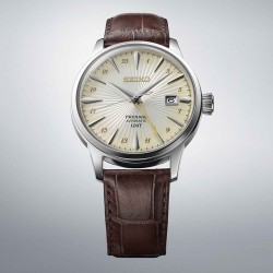 SEIKO PRESAGE COCKTAIL AUTOMATIC - LEATHER, CREAM SSK041J1