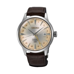 SEIKO PRESAGE COCKTAIL AUTOMATIC - LEATHER, CREAM SSK041J1