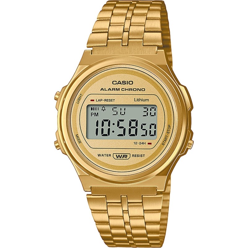 CASIO VINTAGE Mod. ROUND - GOLD A171WEG-9AEF